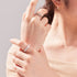 Tennis ring (pink gold)